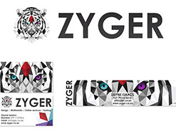 Zyger's corporate ID design