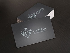 Double sided business card design
